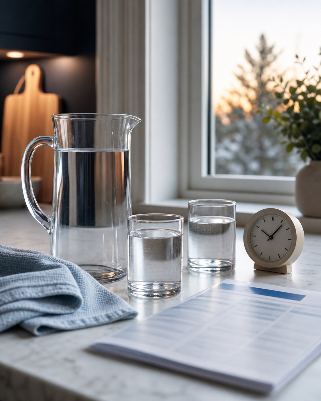 A carefully prepared clear-liquid station for colonoscopy preparation